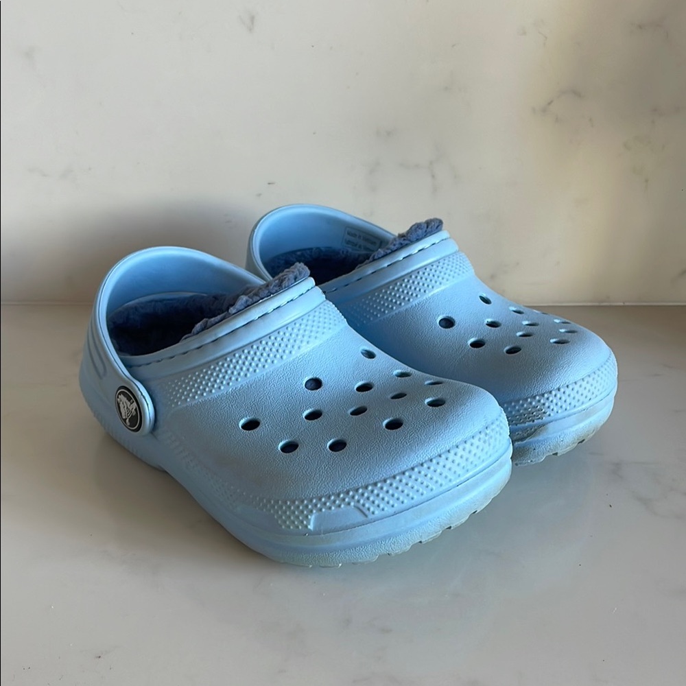 CROCS Blue Slippers Comfortable Croslite Design